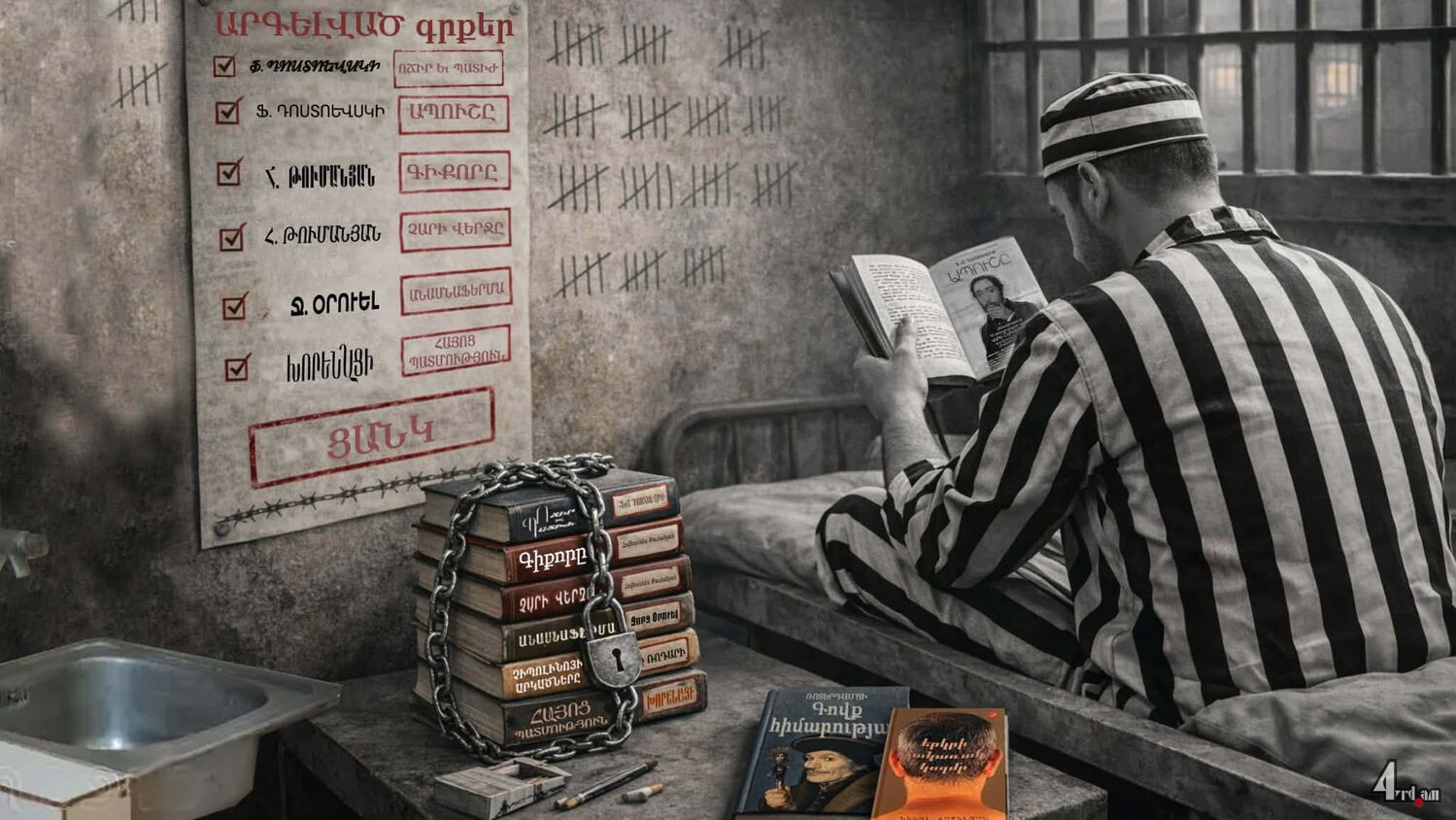 Կալանավայրերում արգելված գրքերի ցանկը